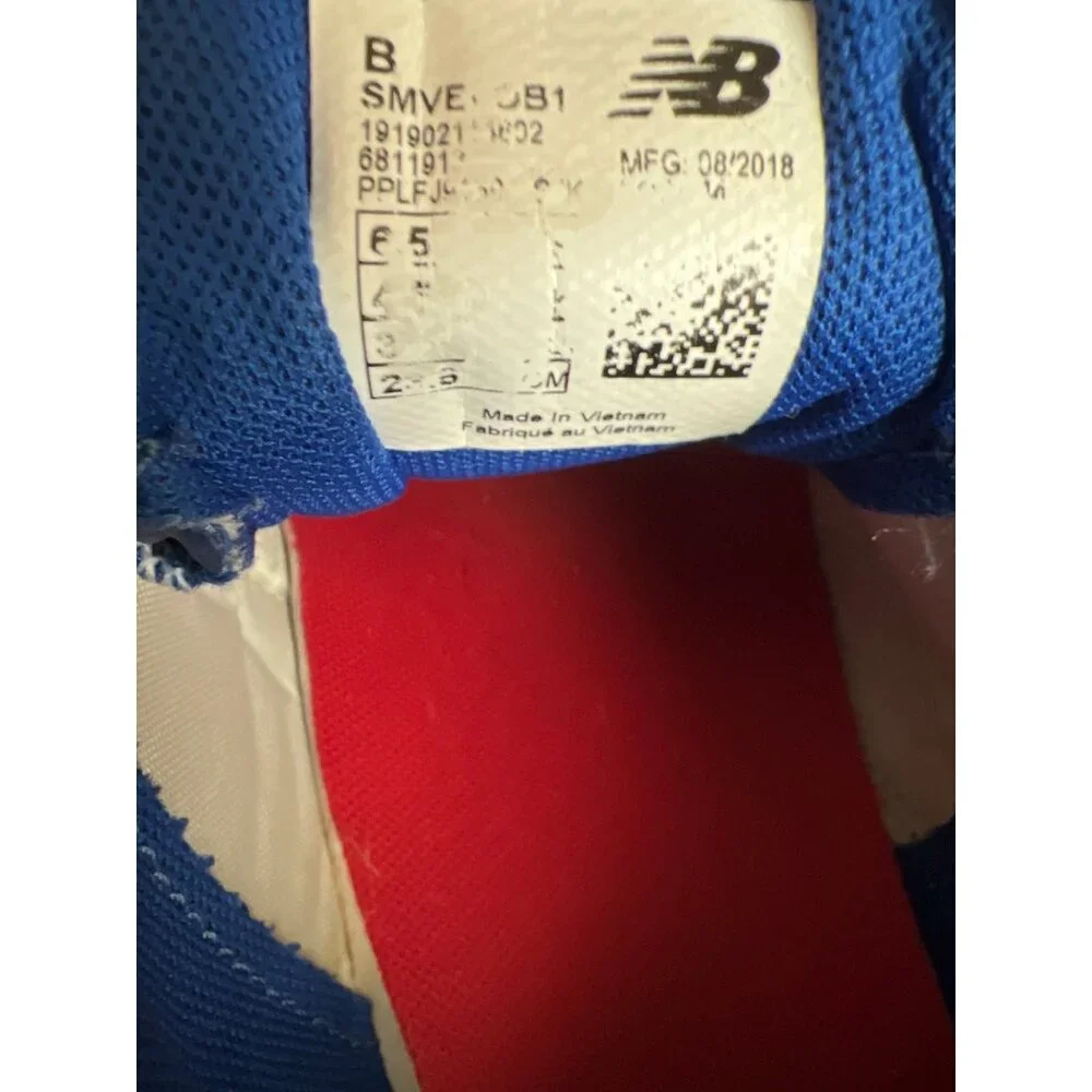New Balance Women's Metal Cleats Blue/white Size 6.5
